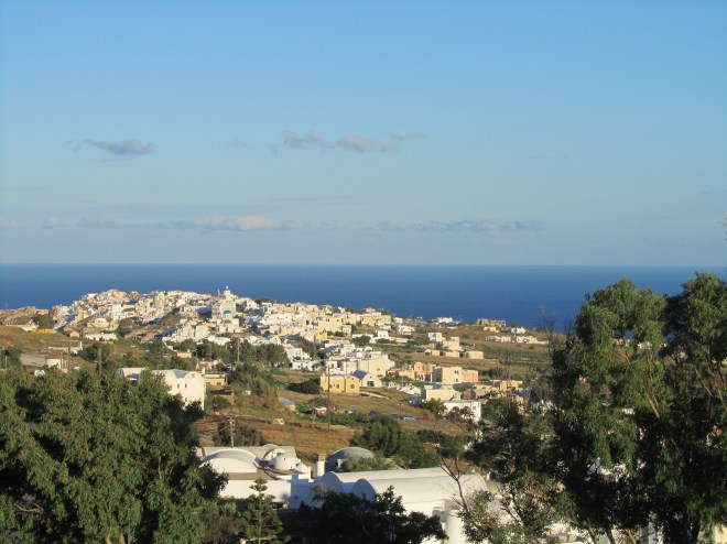 The view from our villa... it was hard to tear ourselves away.